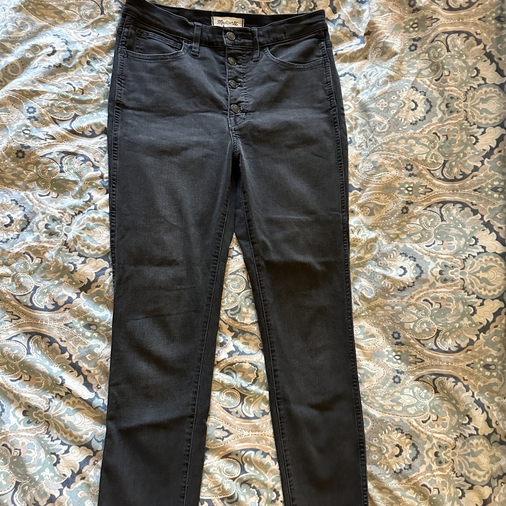 Maxwell 10 Inch High Rise Black Skinny Jeans
